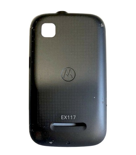 GENUINE Motorola EX117 BATTERY COVER door DARK GRAY cell phone back panel