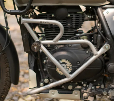 Crash Guard With Slider Fit For Royal Enfield HIMALAYAN 411 (BS6) (2021 - 2023)