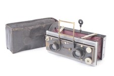 LE FRANCIA Mackenstein 45x107mm Folding Stereoscopic Camera 7899