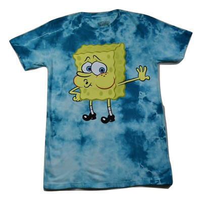 spongebob squarepants tie dye shirt