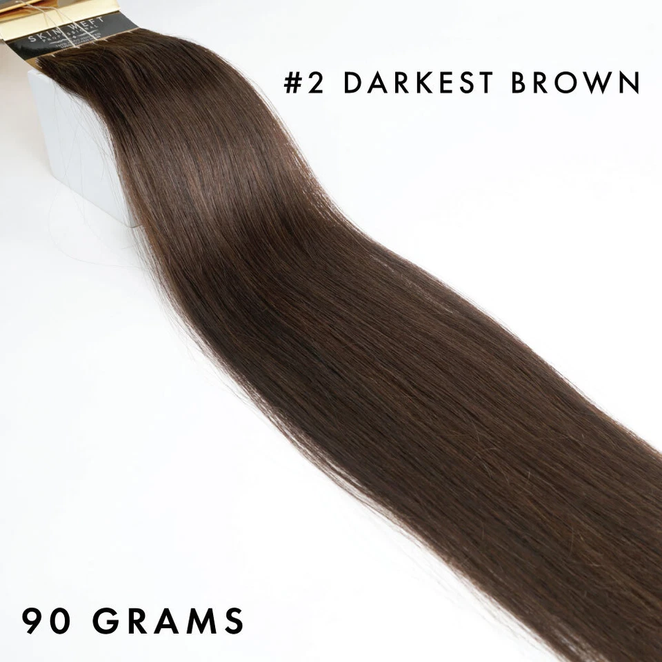 Extensiones de cabello humano Remy con cinta Skinweft de The Hair Shop, variedad de tipos Foto 3 de 4