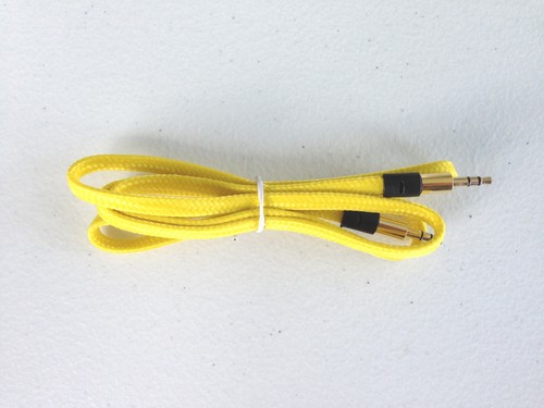 3.5MM 3FT AUX Auxiliary flat braided male cable FOR iPhone 4s 5c 6 iPod Nano mp3 - Picture 15 of 24