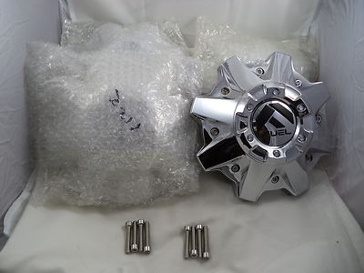 Fuel Wheels  8 Lug Chrome Wheel Center Caps # 1002-53, M-447  NEW - 4 CAPS