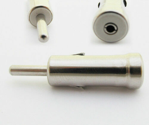 10pcs Car Radio ISO to Din Aerial ANTENNA PLUG Adapter - Foto 1 di 2