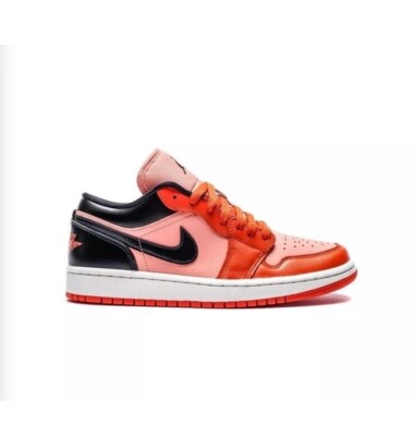 Nike Wmns Air Jordan 1 Low SE Sneaker Damen Crimson Bliss/Black EUR 39 NEU
