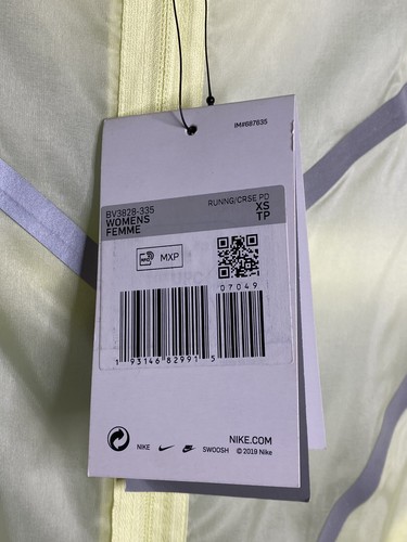 XS Extra Small 0 2 4 Reflective Lightweight City Ready Running Nike Jacket Yoga - Picture 12 of 12