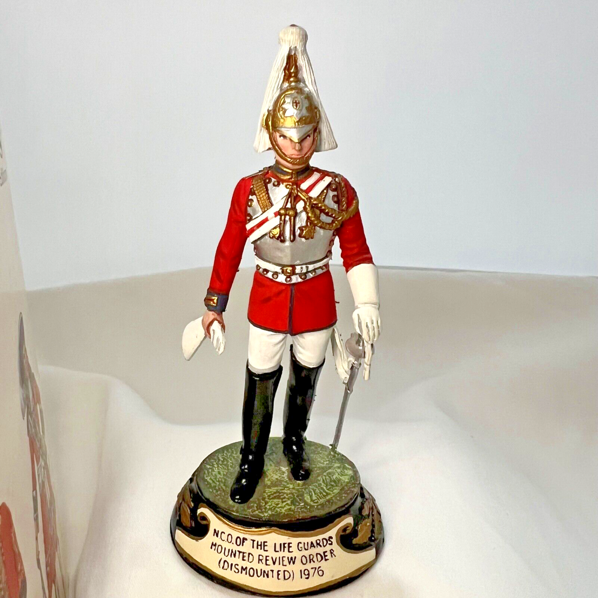 ●SOLDIERS LIFE HP18 Charles C Stadden pewter figurine 80mm 1976 NCO Life Guards