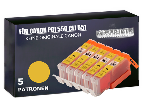 XXL Patronen für Canon PGI-550 CLI-551 Pixma IP7250 IX6850 MG5650 MG6650 MX925 - Bild 10 von 86
