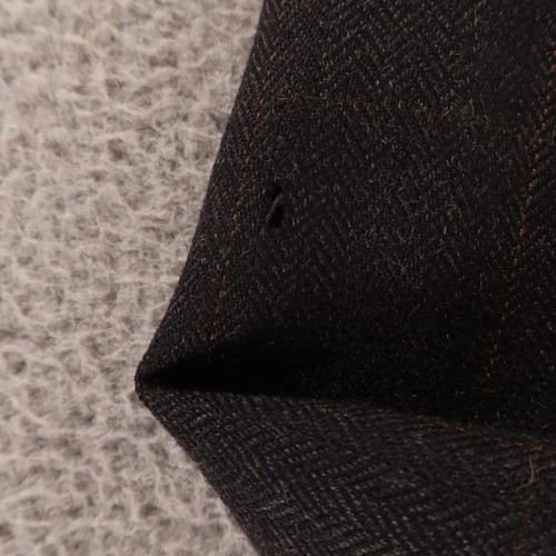 Jos A Bank Sakko XL grau Fensterscheibe Fischgrät Karo Alpaka Wolle Blazer 46R - Bild 7 von 18