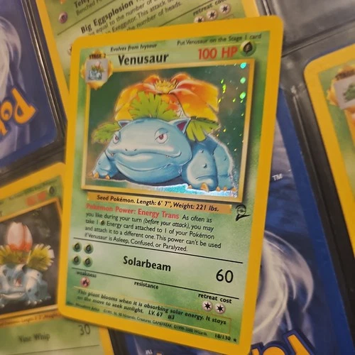 Pokemon Venusaur Base Set 2 Holo Rare #18 PSA 10 Gem Mint