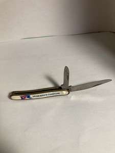 Vintage advertising 2 blade pocket knife Dead River Company, Colonial, Prov, RI￼