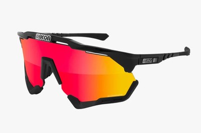 Scicon Sports Aeroshade XL Brillengläser Black/Black Fender Multimirror Red