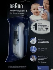 Braun Thermoscan 5 Ear Thermometer White IRT 6500 NEW IN BOX