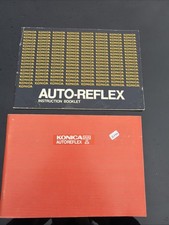 Konica Autoreflex T instruction manual  Instruction Booklet Film Camera
