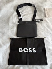 Brand New with Tags Hugo Boss Medium Black Leather Bag