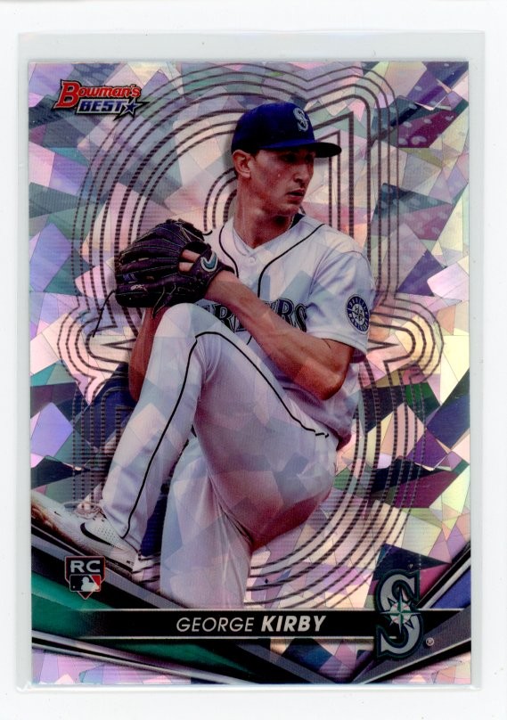 2022 Bowman's Best #69 George Kirby Atomic Refractor