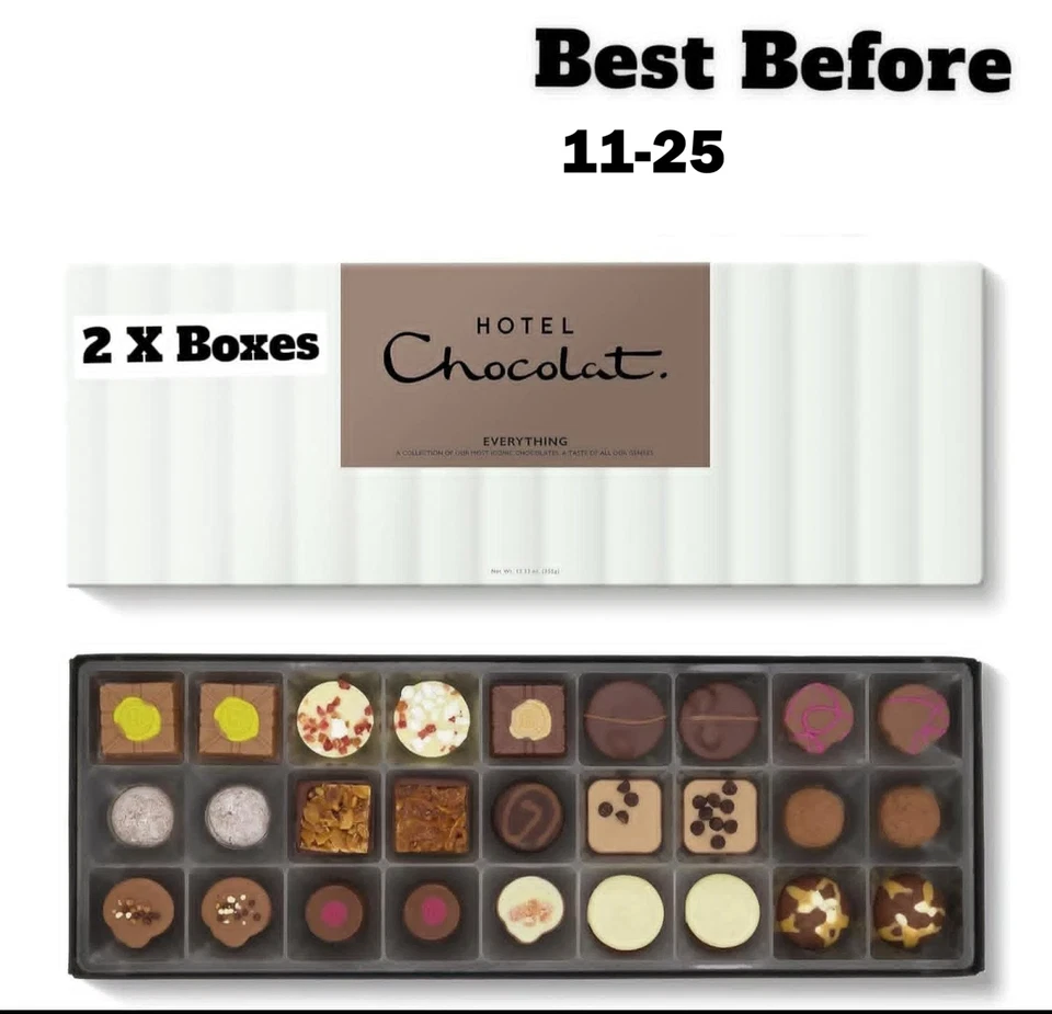 2 X Hotel Chocolat Everything Sleekstar 295g, 27-deserts BBE 11-25 RRP £40