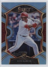 2021 Panini Select Concourse Carolina Blue Prizm 12/35 Luis Garcia V #81 0nc5