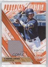 2019 Panini Elite Extra Edition Prospect Materials Orange /125 Gabriel Arias 0f6
