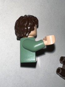 Lego Frodo Baggins Minifigure Sand Green 9469 30210 LOTR Hobbit lor002