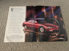 Vintage 1993 MAZDA MX-6 MX6 LS Print Ad RED 1990s