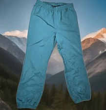 Obermeyer Ski Snow Pants Mens Medium Green Nylon Cannon 31 30 Distressed Flaws