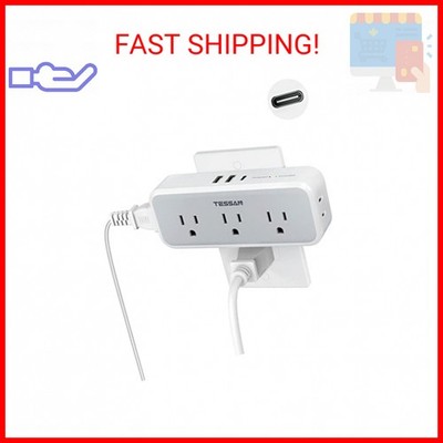 Multi Plug Outlet Extender, USB C Wall Charger, TESSAN Wall Plug Splitter with 5
