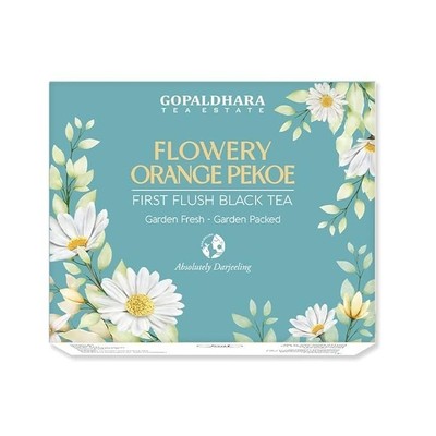 GOPALDHARA Darjeeling Tea First Flush Flowery Orange Pekoe 200 Gm Papierbox - (R