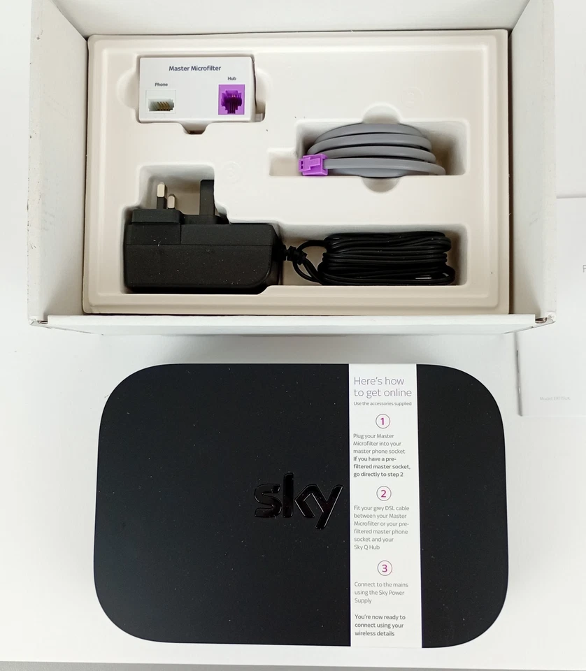 Black SKY Q Hub Wireless Router ER115 UK New Unused - Image 4 of 4