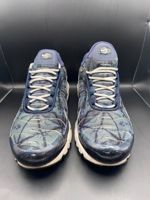 Nike Air Max Plus CI2301-400 Men's 11 Shoes Blue Palm Trees Athletic Sneakers