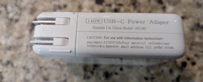 140W USB-C Power Adapter for Apple Macbook Model AE140 White | eBay