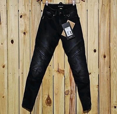 Shima Jess Motorcycle Womens Stretch Jeans Size 26L
