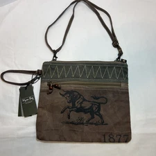NWT Myra Bag Bull 1877 Crossbody Western Pockets Medium