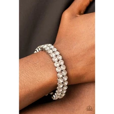 Paparazzi | Megawatt Majesty - Black Bracelet