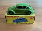 Dinky toys 181 Volkswagen Beetle. Green, Boxed, Original, Vintage.