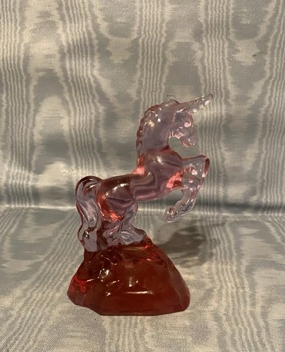 Vintage Rare Fenton  Amethyst Glass Unicorn Figurine      USA