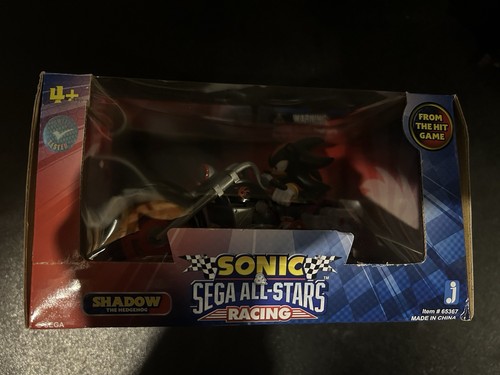 Jazwares Shadow the Hedgehog Figure Motorcycle Sonic SEGA All-Stars Racing New