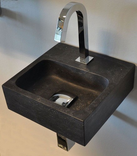 Small stone sink W 30x30cm, HAND MADE - Picture 6 of 9