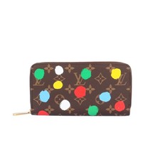 LOUIS VUITTON M81864 Monogramcanvas ZippyWallet YayoiKusama collaboration used