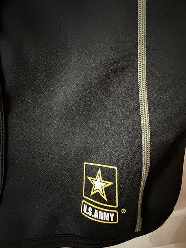 US Army Weste Herren XXL Schwarz Reißverschluss Kompression Aktiv Fitness Training Neopren - Bild 2 von 6