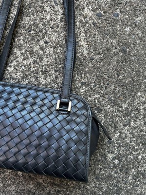 バッグ 00s archive BOTTEGA VENETA leather bag Vintage 1980's Bottega Veneta Taupe Intrecciato Leather