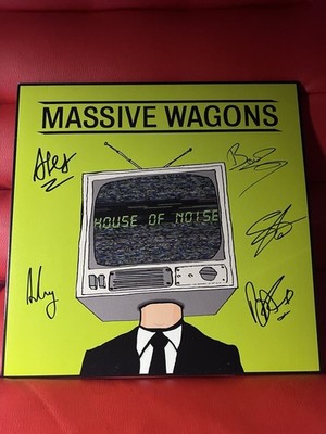 Massive Wagons House Of Noise LP SIGNED Vinyl 2020 UK Earache EX