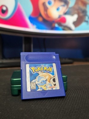 Pokémon Blaue Version Nintendo Game Boy Cartridge Original Getestet Funktioniert Speichert