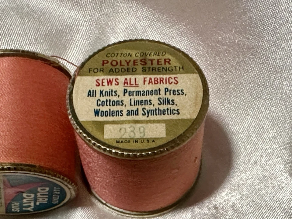 LOT of 4 J & P’s Coats ORANGE #239 Thread 300 Yd VARIOUS - Image 2 of 4