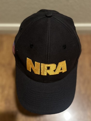 Mütze Kappe NRA bestickt Logo Riemen hinten verstellbare Passform National Rifle Assoc Flagge - Bild 2 von 7