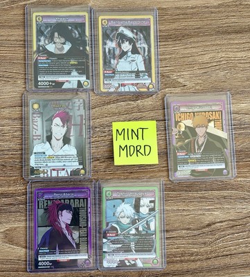 Union Arena Bleach TYBW Lot x6   SR Ichigo, Yhwach + Rare Bazz-B Alt