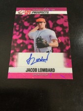 Jacob Lombard RARE Auto 1/1 Gulliver Prep Autograph 1990 2026 Leaf Pro Set Draft