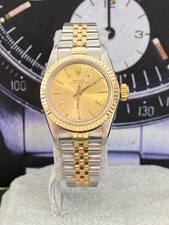 Ladies Rolex Oyster Perpetual 67193 Non Date Just Serviced Gold  /  Steel