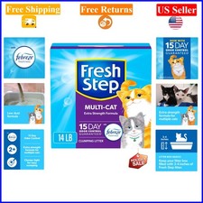14 lb Multi-Cat Clumping Cat Litter with Odor Control & Febreze 1.41 per pound