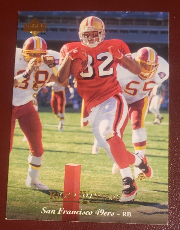 1995 Upper Deck #128 Ricky Watters RB San Francisco 49ers    ***40% off 2+ Cards